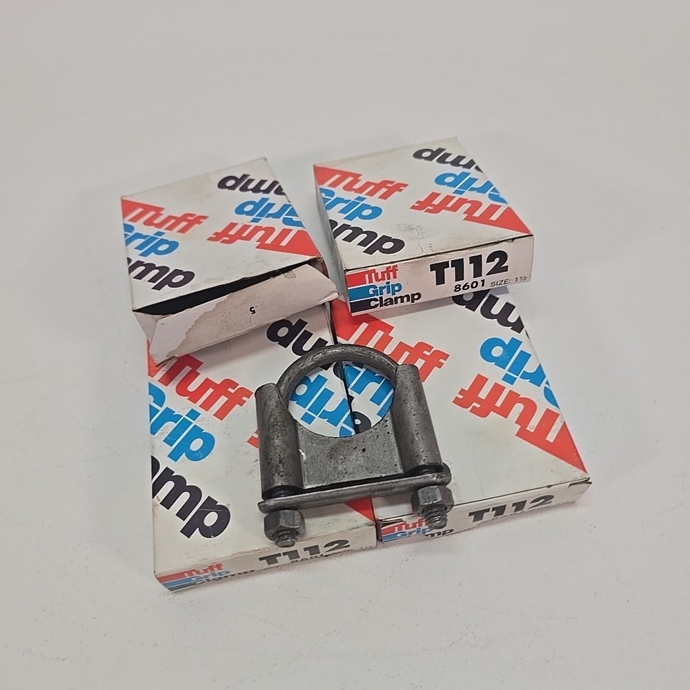 Vintage AP T112 8601‎ Tuff-Grip Clamps Lot Of 4 fits All 1 1/2" Pipe Connections